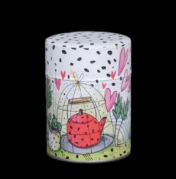 Autour Du Thé|Compagnie & Co Boite à thé illustrée Théière en cage