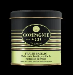 Coffrets De Thés|Thés Gourmands|Compagnie & Co Coffret Herbier Fraise Basilic & Thé Vert Menthe