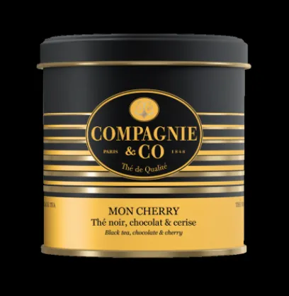 Coffrets De Thés|Thés Gourmands|Compagnie & Co Coffret luxe Jour d'Amour & Mon Cherry