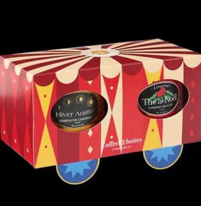 Coffrets De Thés|Rooibos|Compagnie & Co Coffret Noël 100g /Hiver Austral 100g