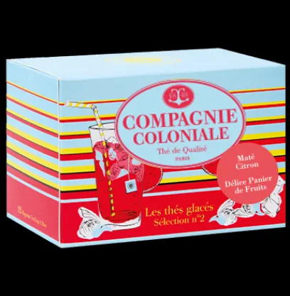 Infusion De Fruits|Maté|Compagnie & Co Les Thés Glacés GM - Maté Citron / Délice Panier de Fruits