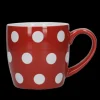 Autour Du Thé|Compagnie & Co Mug Rouge pois blancs