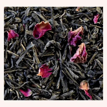 Thés Fleuris|Thés Minceur|Compagnie & Co Thé Vert à la Rose